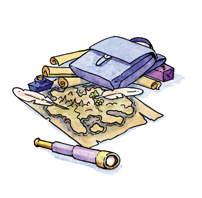 Abenteuerkarten & eigene Illustrationen