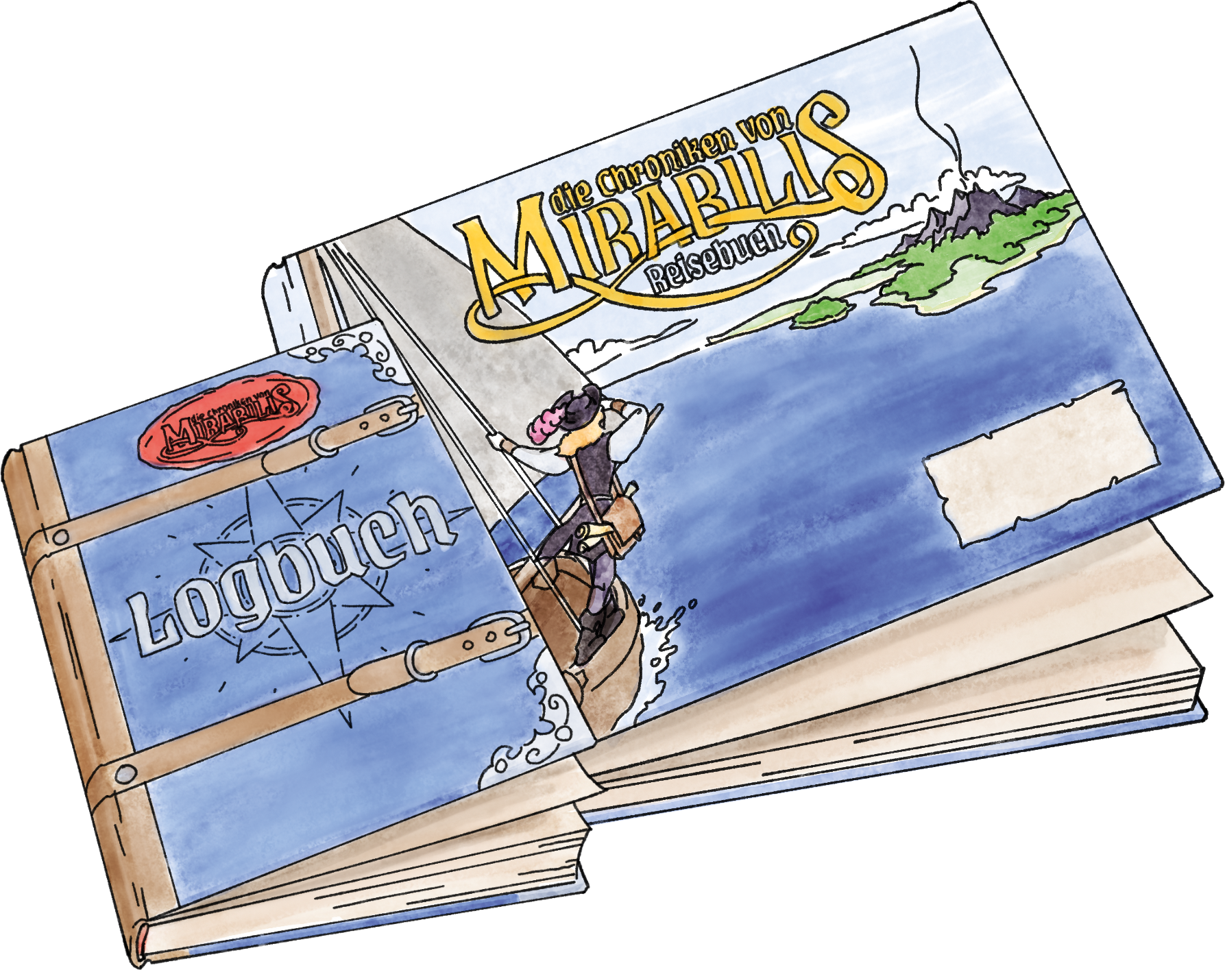 Miralearn Reisebuch und Logbuch