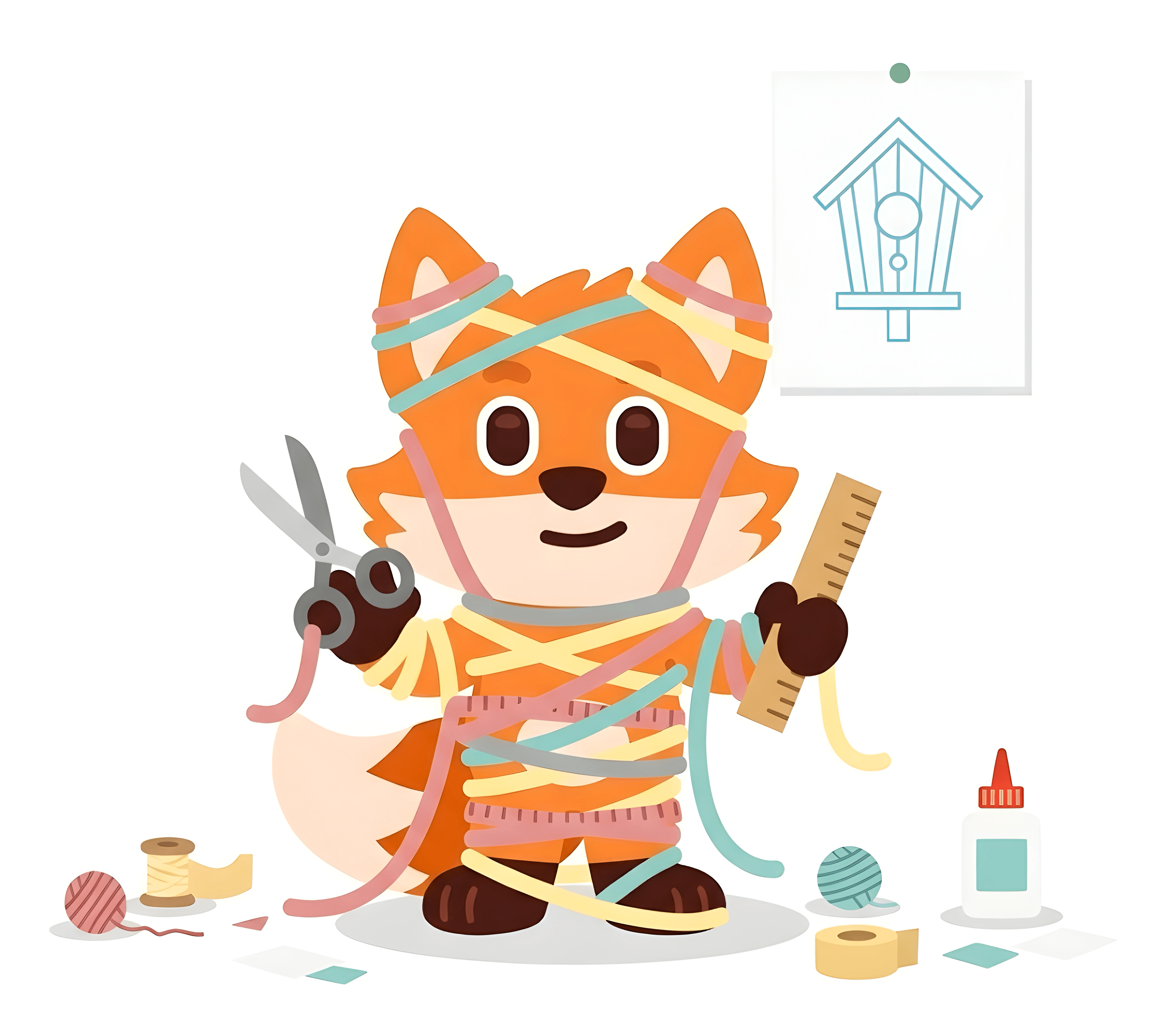 Spark Fuchs mit Schere